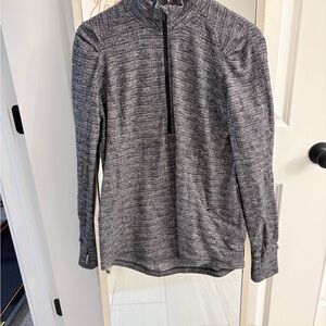 lululemon athletica Charcoal Half-Zip Jacket
